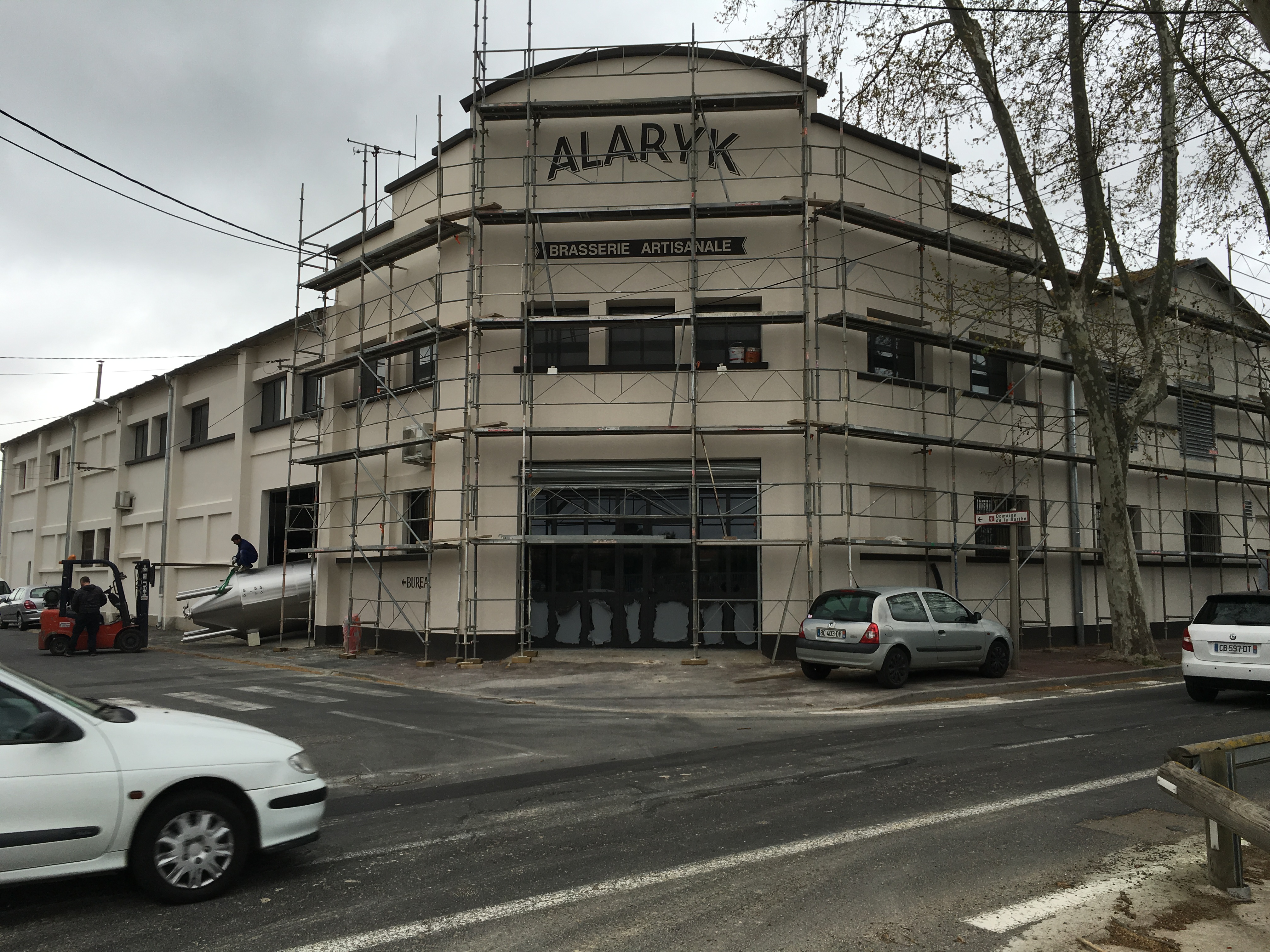 L’avancée des travaux à la brasserie Alaryk