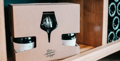 Coffret de dégustation 4 bouteilles de bières Alaryk et 1 verre Teku