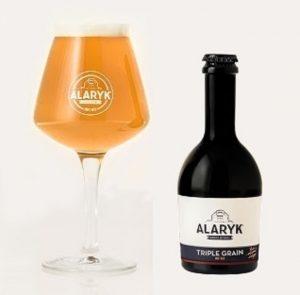 Bière Alaryk artisanale bio, triple grain.