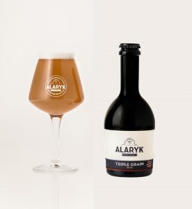 Bière Alaryk artisanale bio, triple grain.