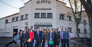 Journée découverte de la Brasserie Alaryk pour les apprentis sommeliers