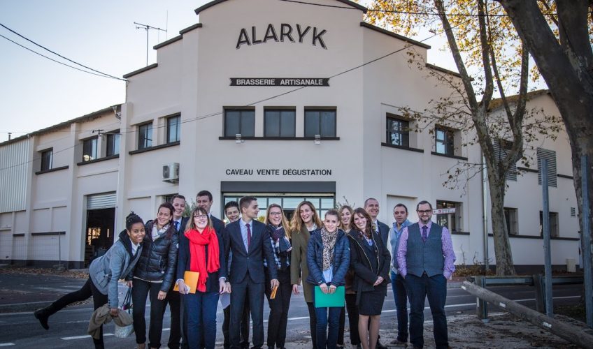 Journée découverte de la Brasserie Alaryk pour les apprentis sommeliers