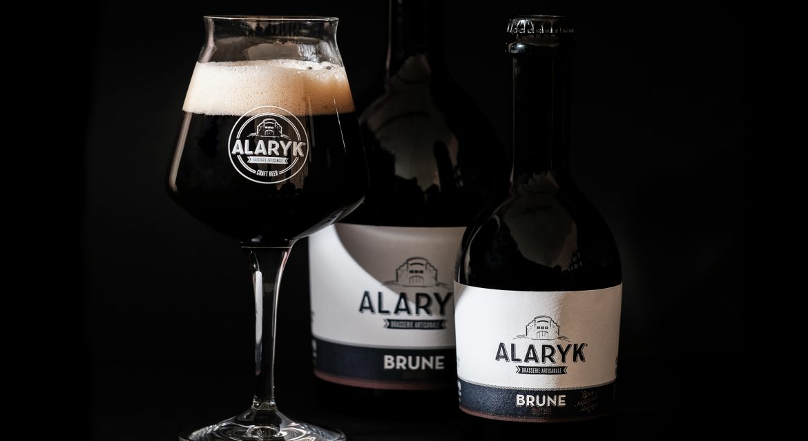 Bière Alaryk artisanale bio,brune.