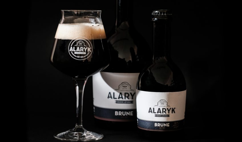 Bière Alaryk artisanale bio,brune.