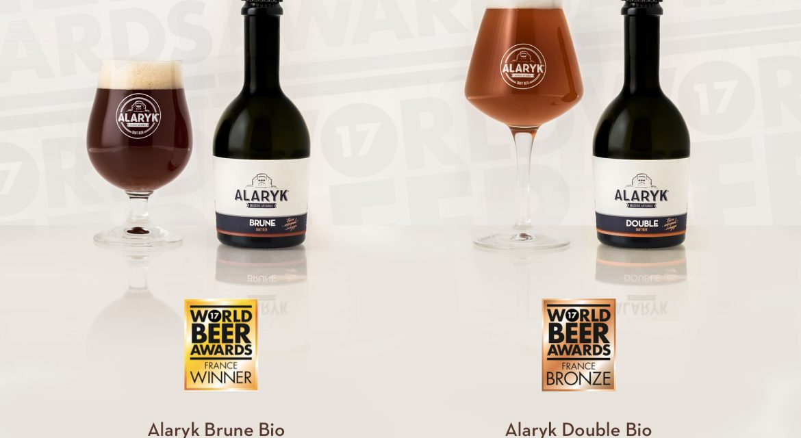 Bières Alaryk Brune et Double gagnantes - World Beer Awards France Winner