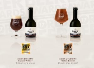 Bières Alaryk Brune et Double gagnantes - World Beer Awards France Winner
